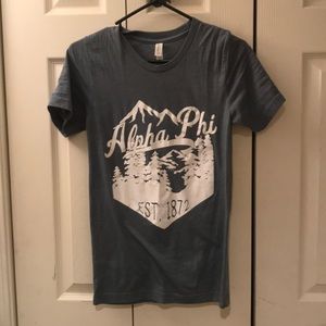 New alpha phi shirt